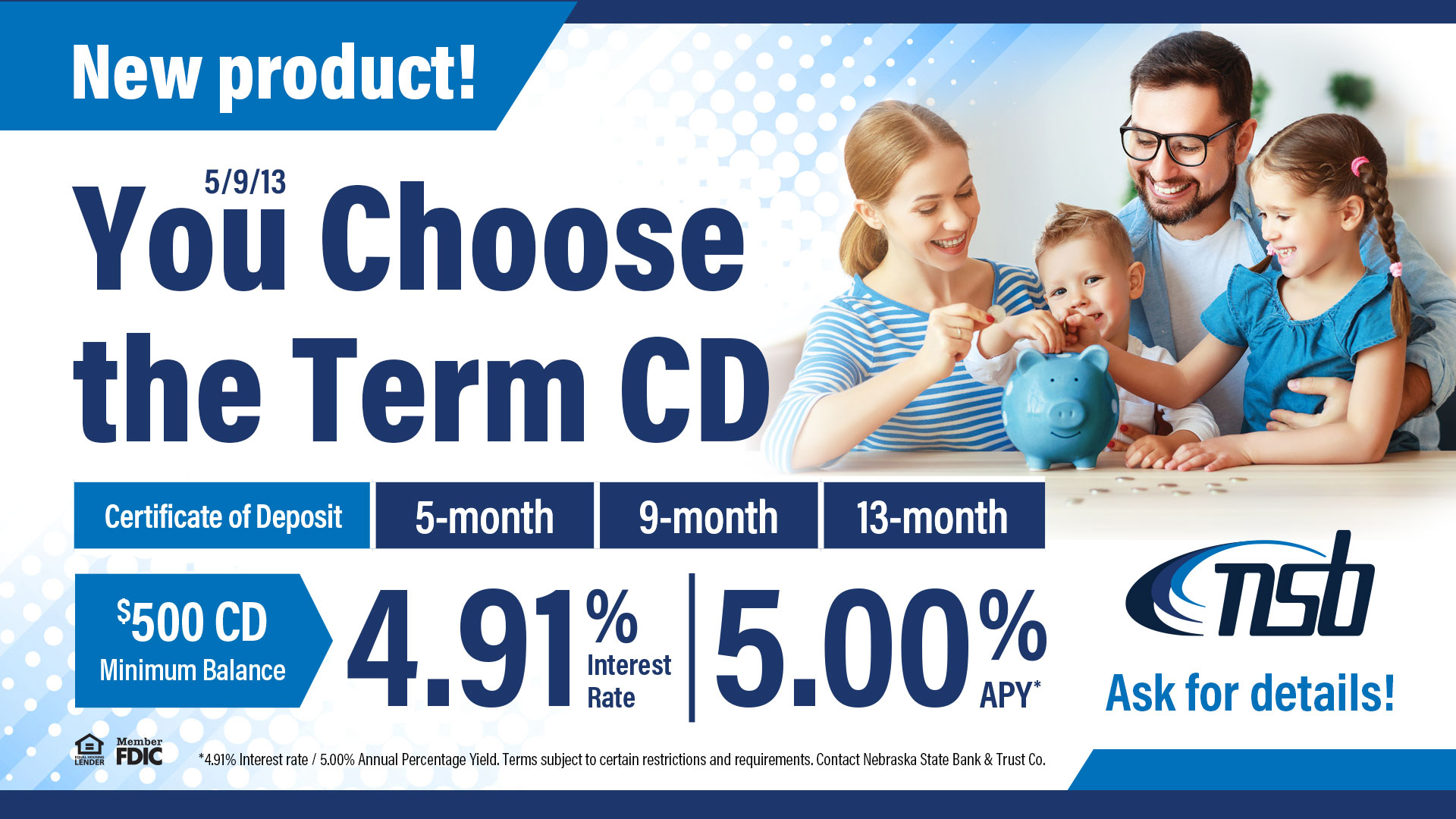Choose Your Term CD Special